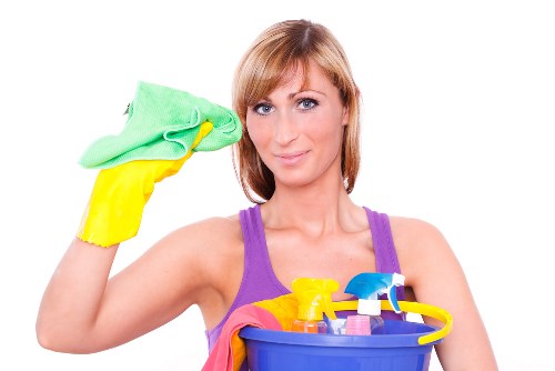 Deep cleaning concept for a fresh and organized home