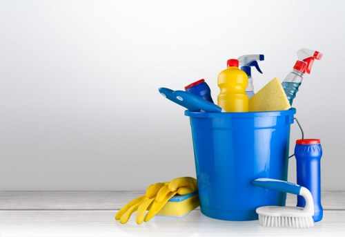 One off cleaning team restoring a bright living space